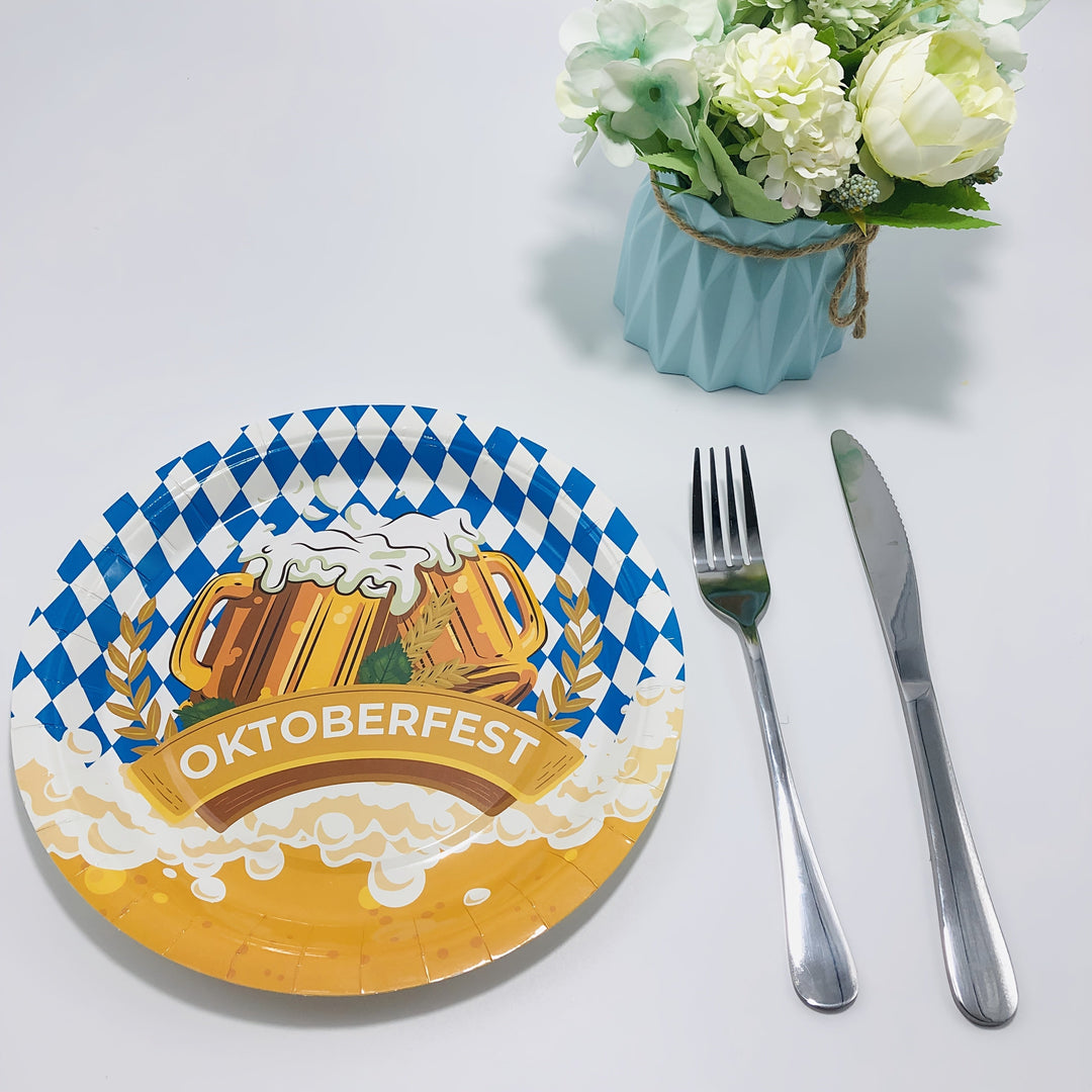 Papírové talíře (různé velikosti) – WiesnTeller Oktoberfest 2026