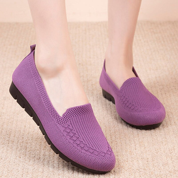 Pohodlné a ventilované dámské slip-on na podzim s podporou klenby - Leona