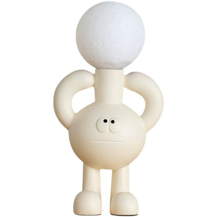 Hravá stolní lampa s skleněnou koulí - Glombra