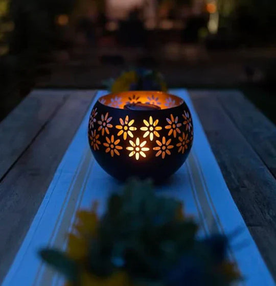 Květinová svíčková lampa s difuzérem vůně – Fleuris