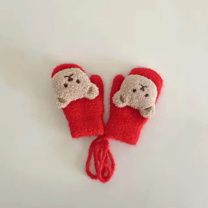 Dětské zimní rukavice s motivy medvědů – TinyBear rukavice