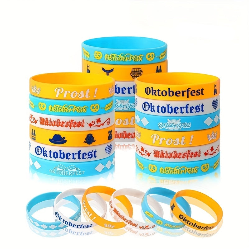 Silikonový náramek Set (24 kusů) – WiesnBand Oktoberfest 2025