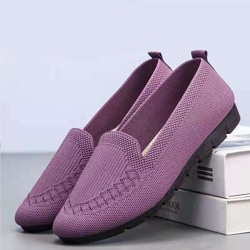 Pohodlné a ventilované dámské slip-on na podzim s podporou klenby - Leona