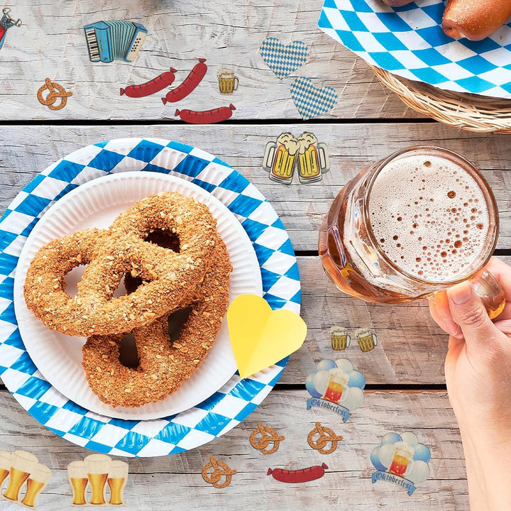 Ozdoby na stromy Oktoberfest (100 kusů) – WiesnKonfetti Oktoberfest 2025