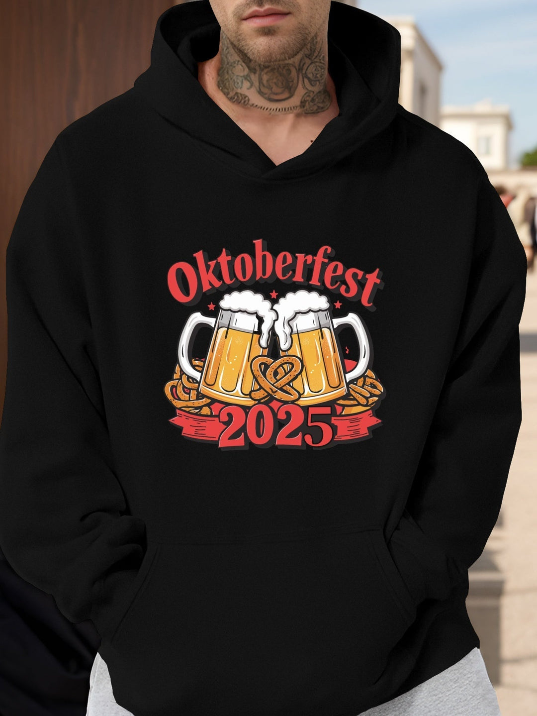 Slavnostní pánská mikina s kapucí – Ludwig Oktoberfest 2025