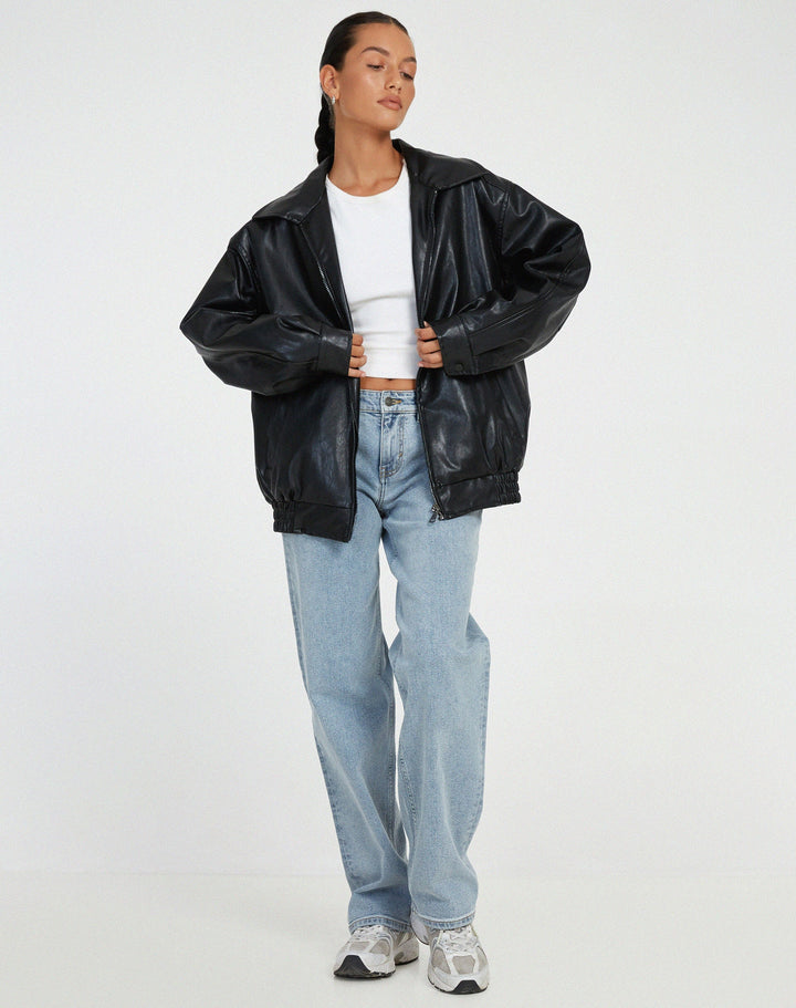 Oversize dámská bunda Los Leren – Yara