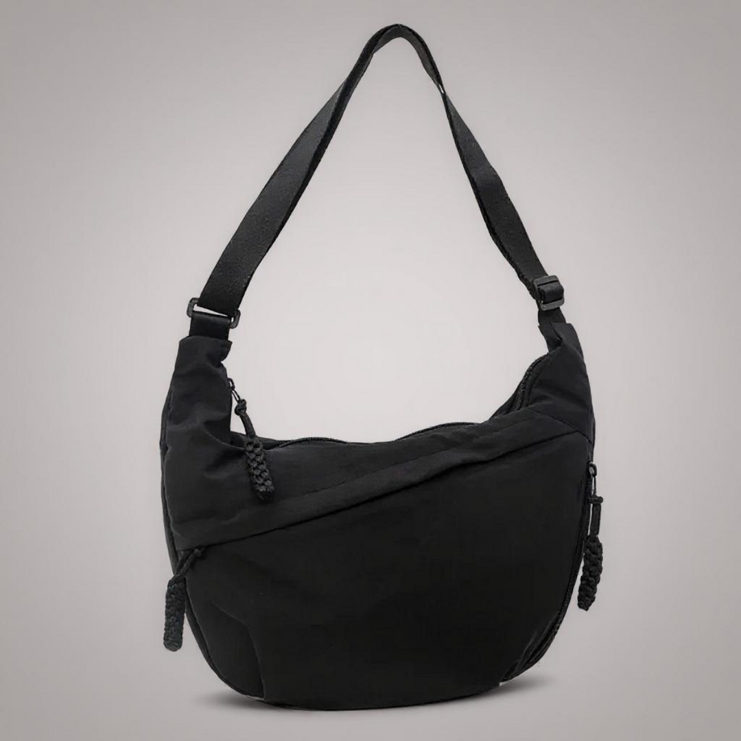 Black Shoulder Bag – Elegant Everyday Crossbody Purse 1