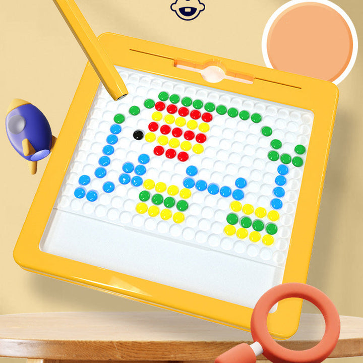 Magnetická tabule se znaky a korálky - MagniDots