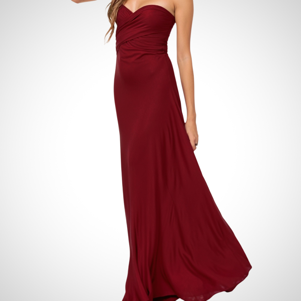 Elegant překrývající maxikabát s ženským střihem – Celine