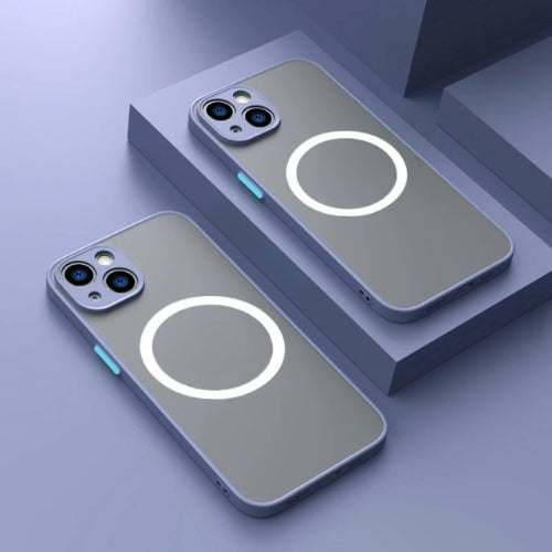 Matný magnetický obal na telefon s MagSafe a ochranou proti pádu – 1+1 ZDARMA