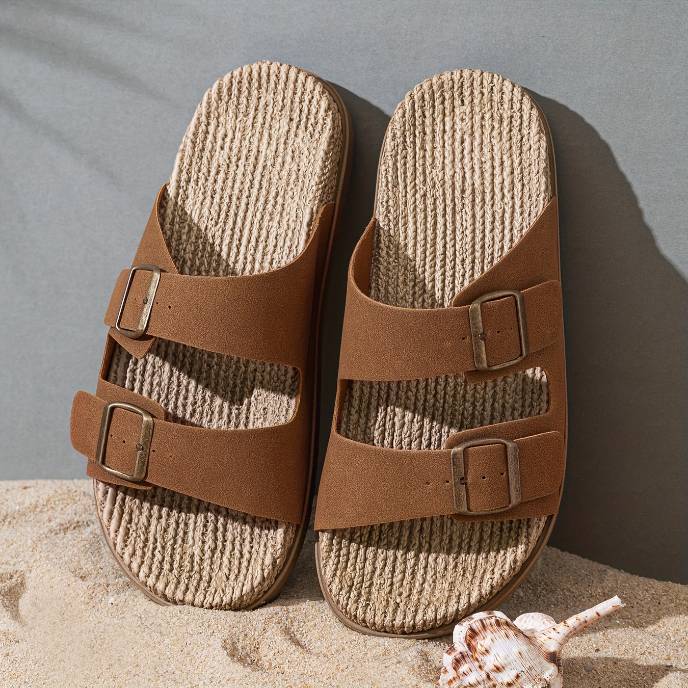 Stylové pánské letní pantofle s nastavitelnými pásky - GripStep