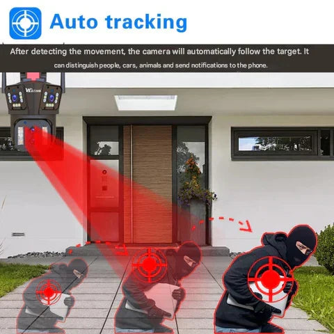 10K WLAN bezpečnostní kamera s 20MP, 20násobným zoomem – DualGuard Ultra 10K