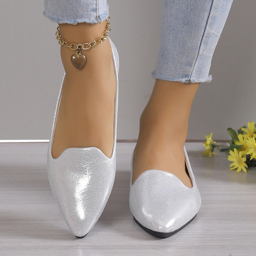 Elegant podzimní baleríny s elastickým vrškem - Vivienne