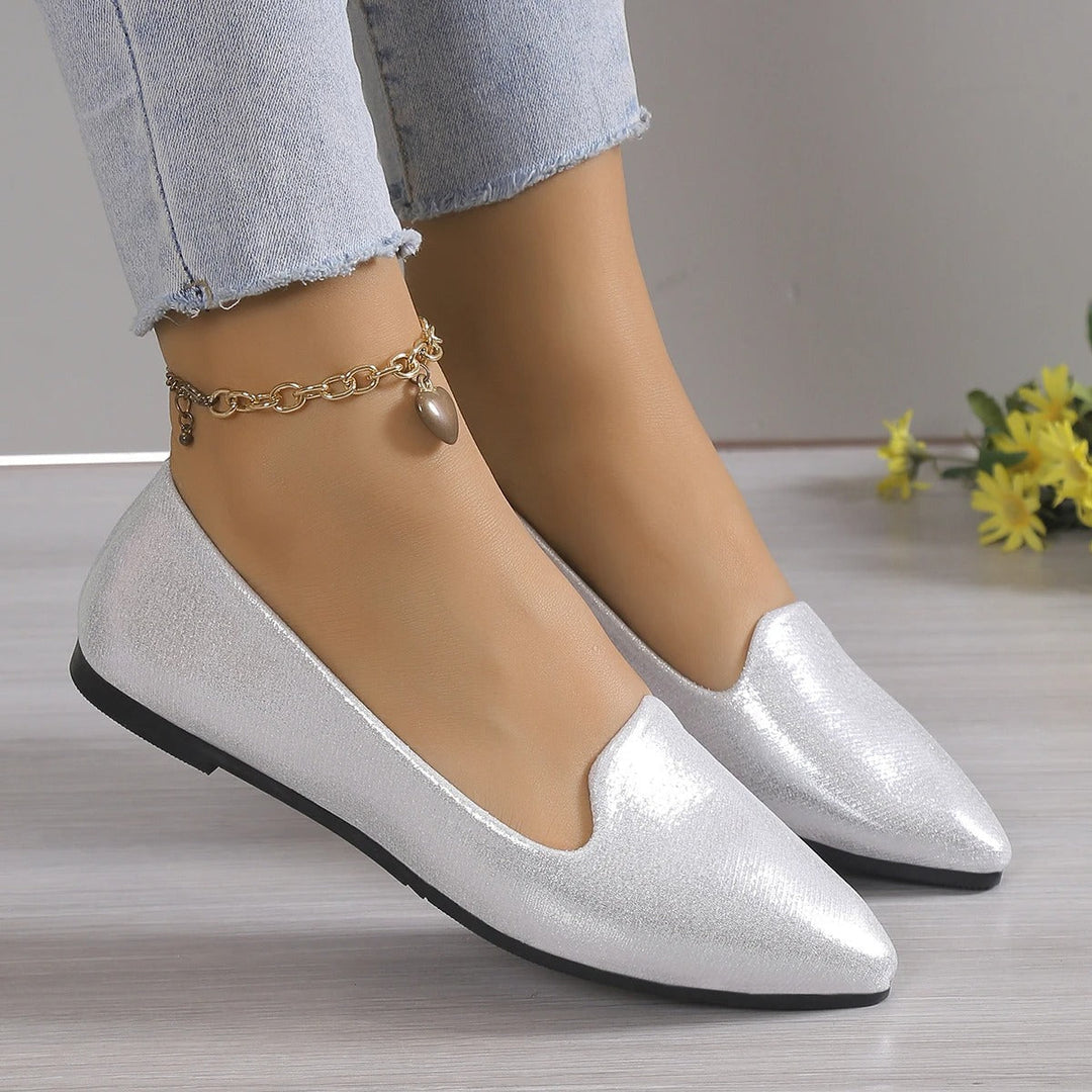 Elegant podzimní baleríny s elastickým vrškem - Vivienne