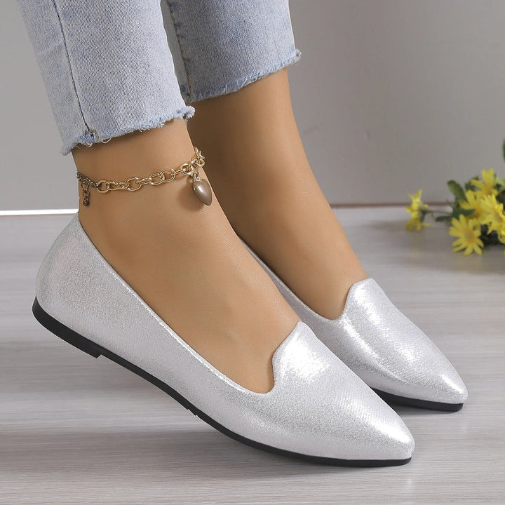 Elegant podzimní baleríny s elastickým vrškem - Vivienne