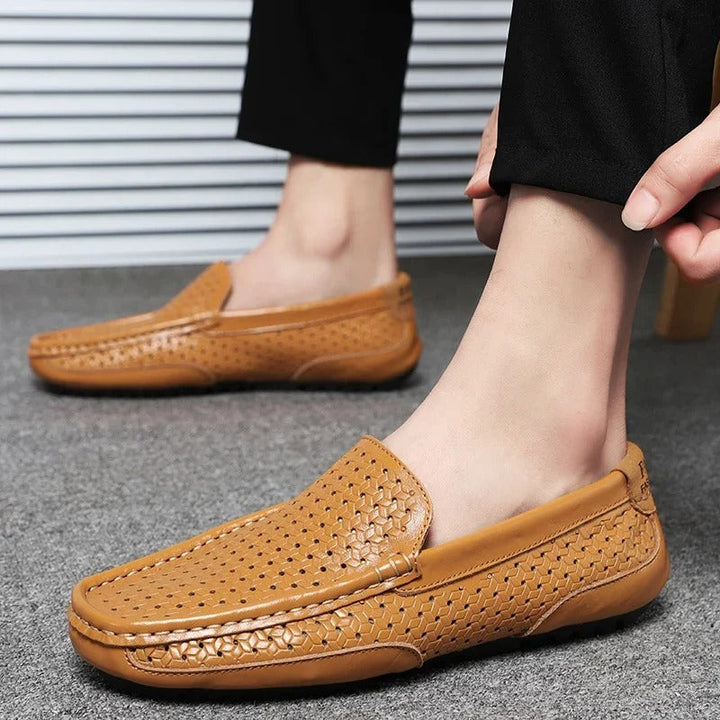 Pánské kožené loafers – Damiano