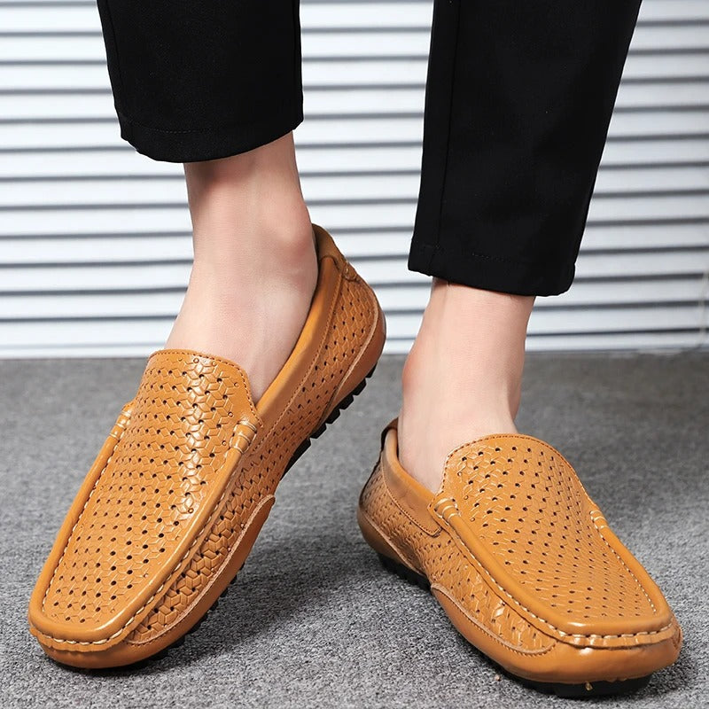 Pánské kožené loafers – Damiano