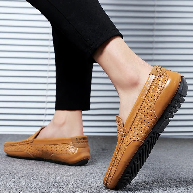 Pánské kožené loafers – Damiano