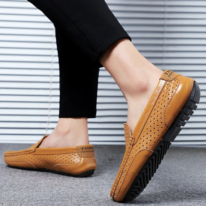 Pánské kožené loafers – Damiano
