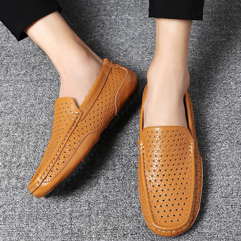 Pánské kožené loafers – Damiano