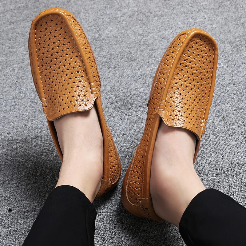 Pánské kožené loafers – Damiano