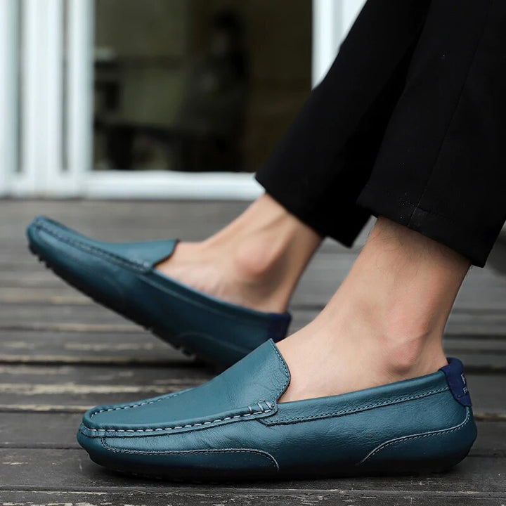 Pánské kožené loafers – Damiano