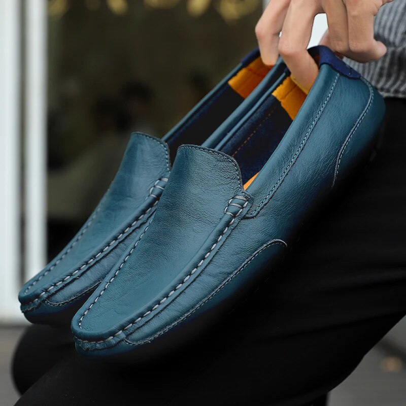 Pánské kožené loafers – Damiano