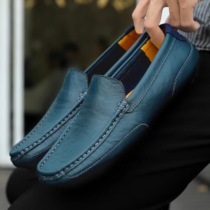 Pánské kožené loafers – Damiano