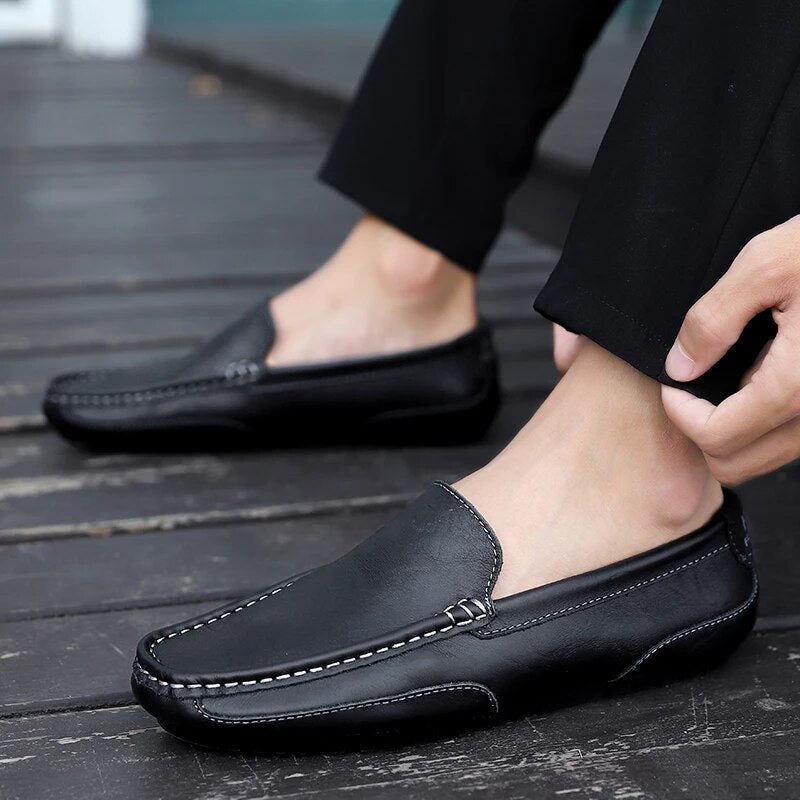 Pánské kožené loafers – Damiano