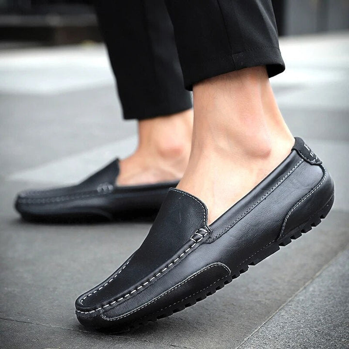 Pánské kožené loafers – Damiano