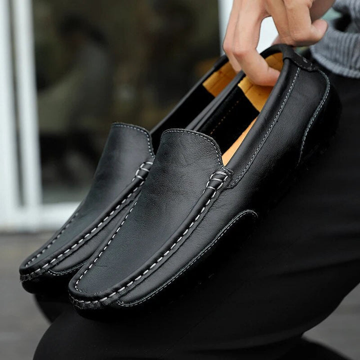 Pánské kožené loafers – Damiano