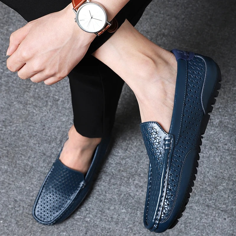 Pánské kožené loafers – Damiano