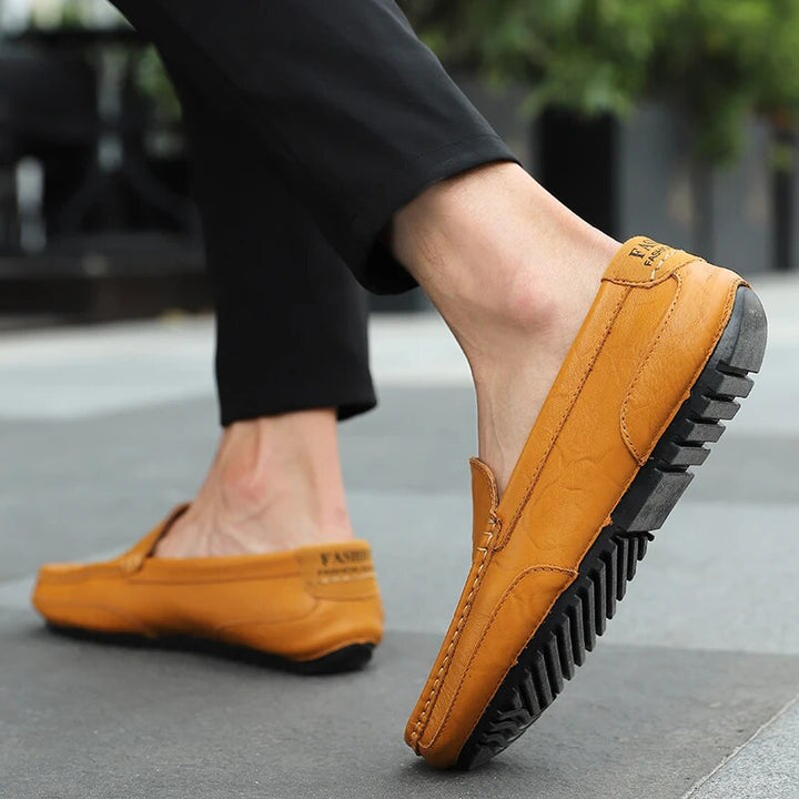 Pánské kožené loafers – Damiano