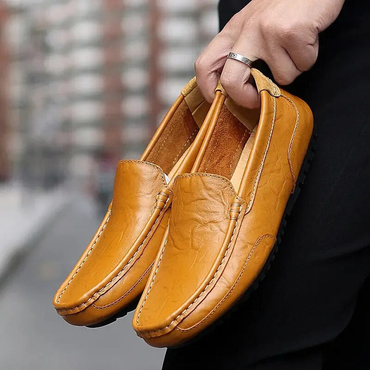 Pánské kožené loafers – Damiano