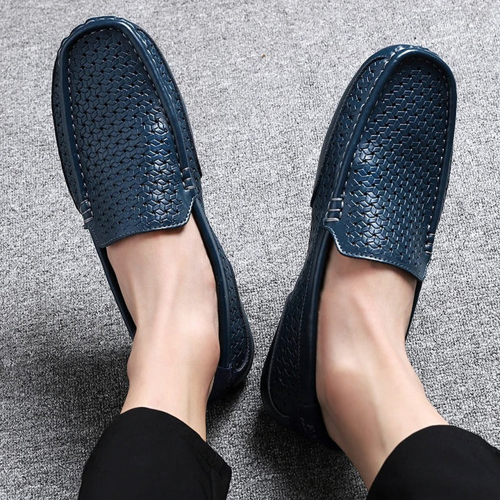 Pánské kožené loafers – Damiano