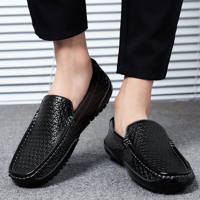 Pánské kožené loafers – Damiano
