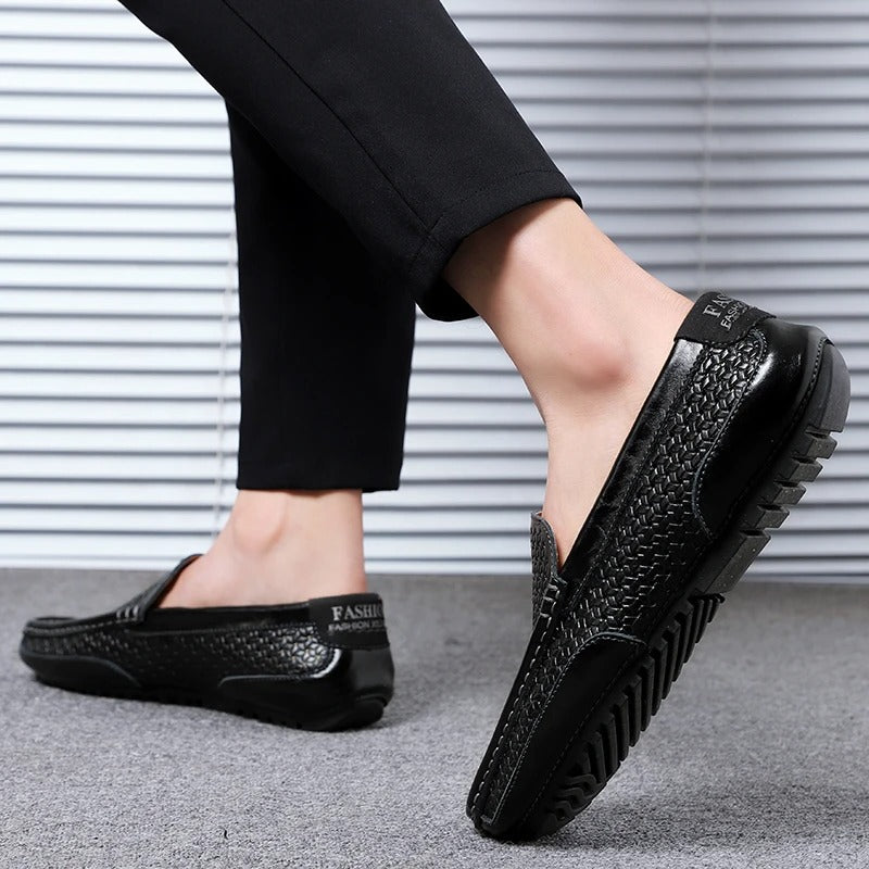 Pánské kožené loafers – Damiano