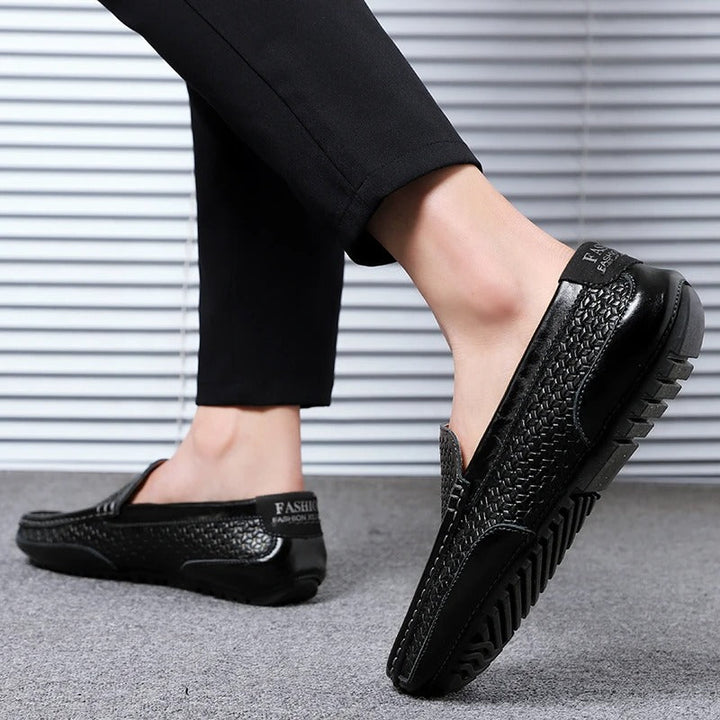 Pánské kožené loafers – Damiano