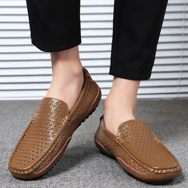 Pánské kožené loafers – Damiano