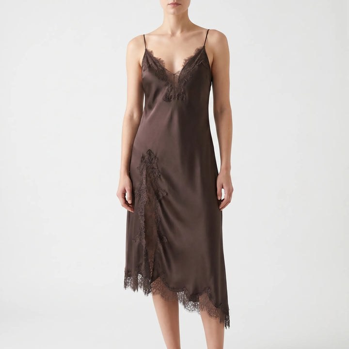 Asymmetrical Slip Dress -  Esther