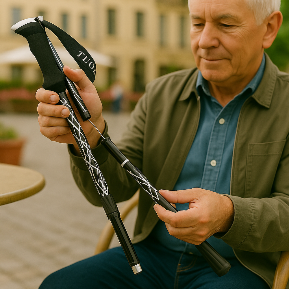 Automaticky skládací hůl – Iris