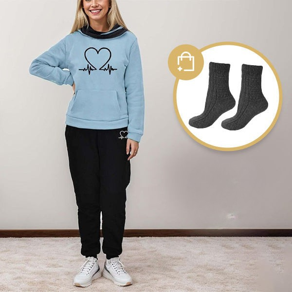 Pohodlný dvoudílný dámský tréninkový oblek - podzim WARMFLEX™