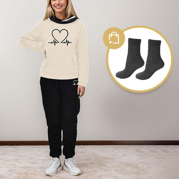 Pohodlný dvoudílný dámský tréninkový oblek - podzim WARMFLEX™