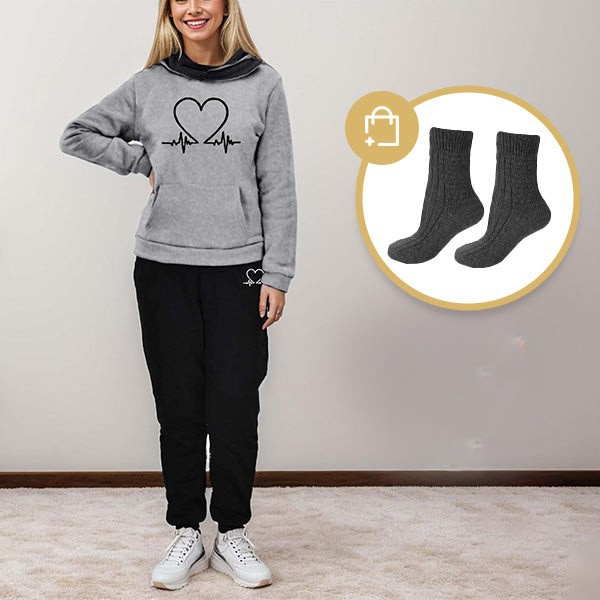 Pohodlný dvoudílný dámský tréninkový oblek - podzim WARMFLEX™