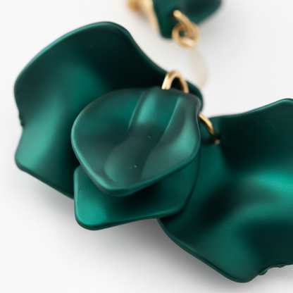 Bunte Dangle-Ohrringe - FloralPearls 