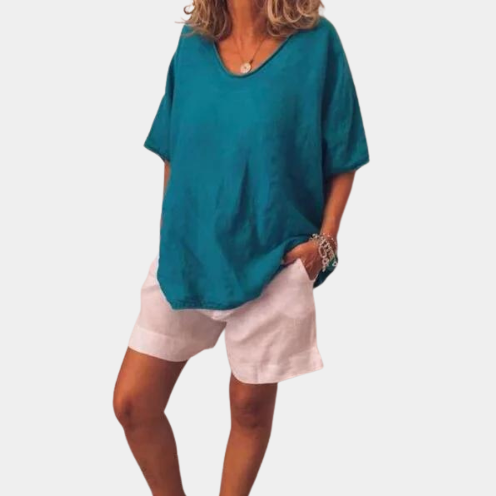 Trendy oversized dámské tričko – Malou