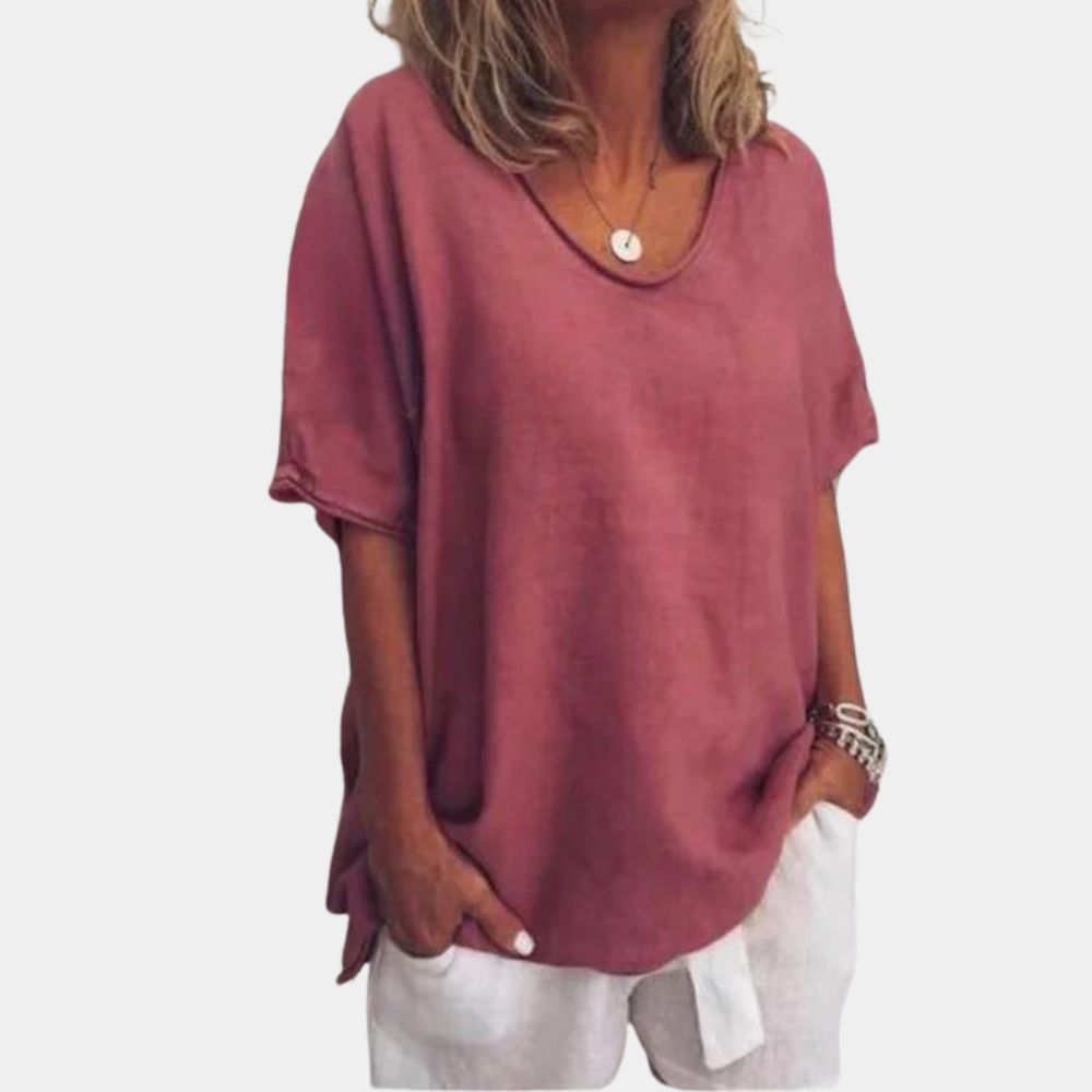 Trendy oversized dámské tričko – Malou
