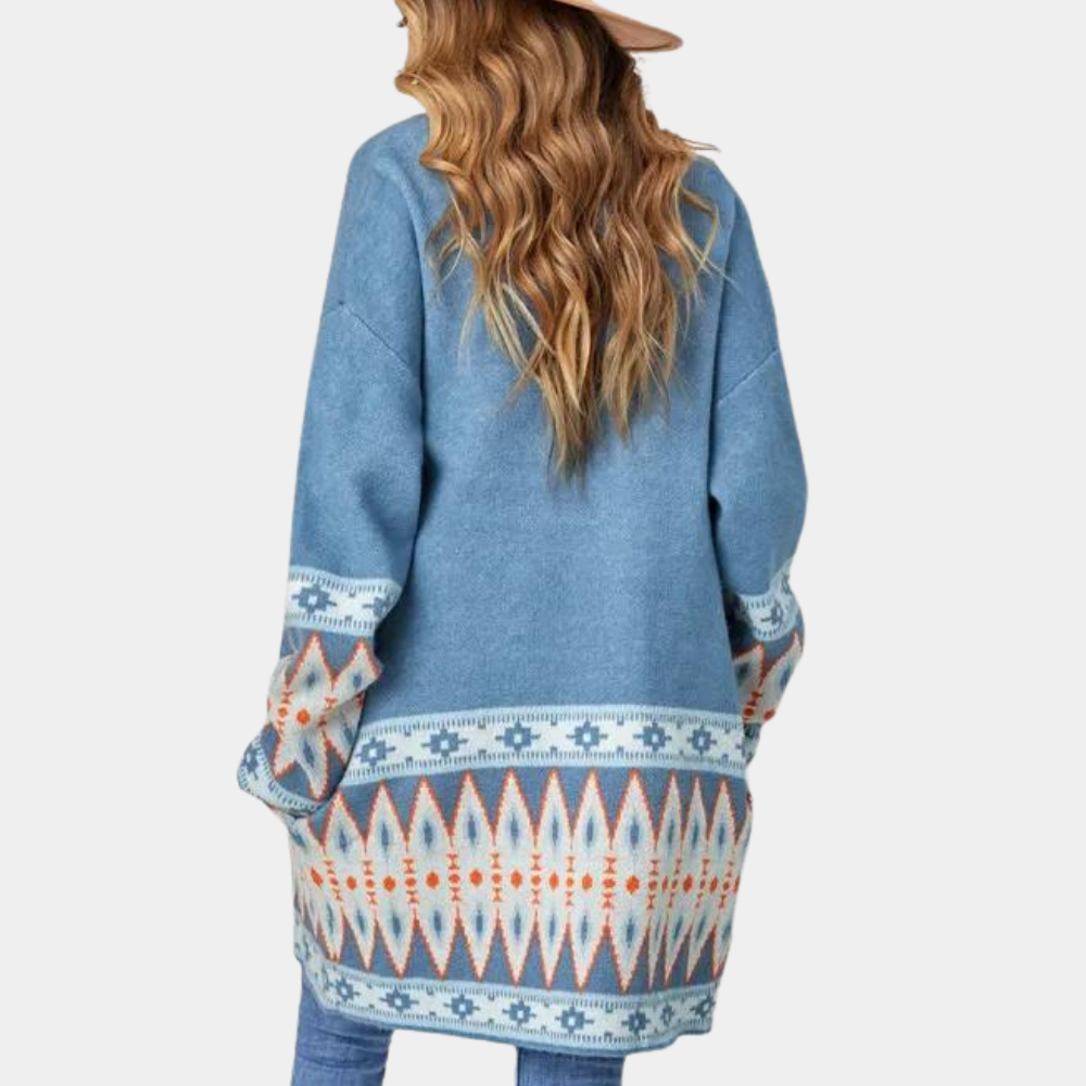 Dámský boho pletený cardigan z jemného materiálu – Selina