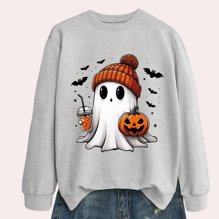 Dámská Halloween mikina s potiskem duchů – Liora