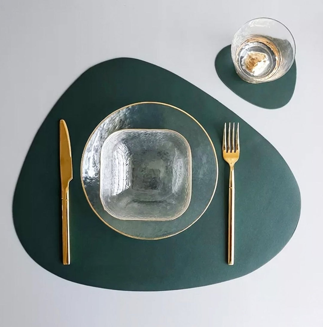 Voděodolné kožené prostírání - Tablevo